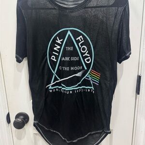 Pink Floyd Black and Blue Graphic Tee
